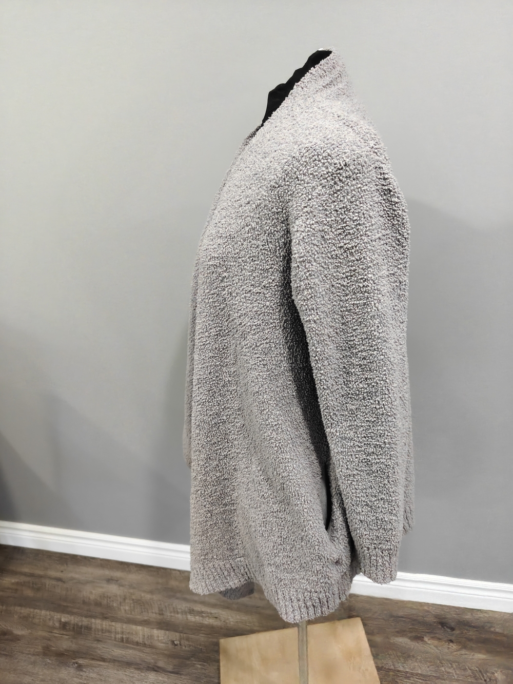 🐢 UGG Phoebe Wrap Cozy Cardigan Grey Oversized Medium - Picture 3 of 13